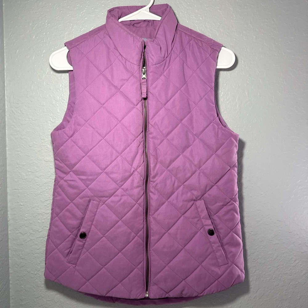 Laura Scott Lavender Quilted Vest